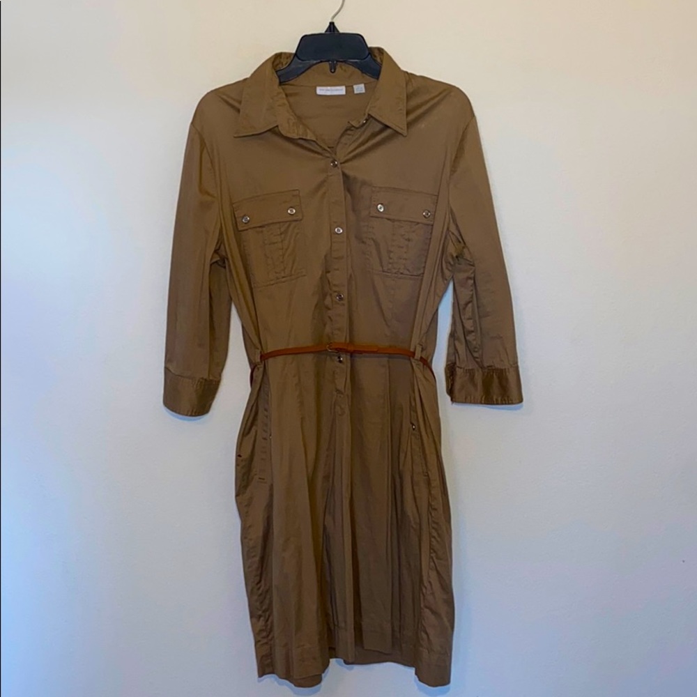 Free with any purchase-Button front shirtdress